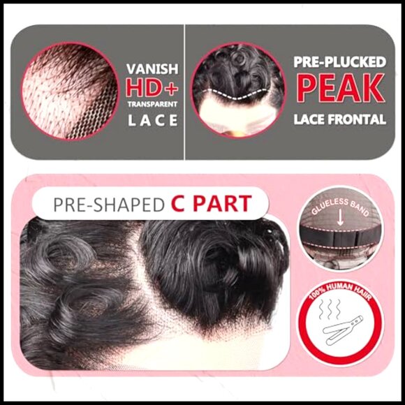 Short Layered Curly Pixie Cut Lace Front Wig Human Hair Glueless Pre Plucked main image 6